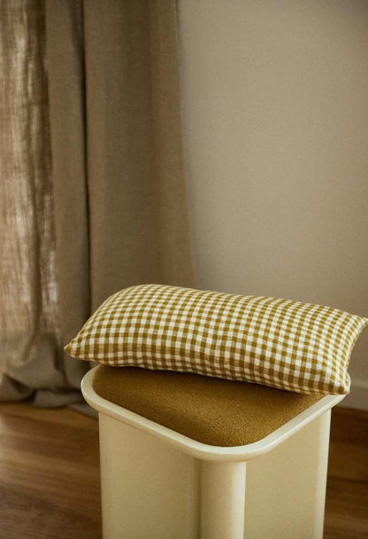 Pouf Lazare - Laqué Crème - Maison Caldeira