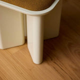 Pouf Lazare - Laqué Crème - Maison Caldeira