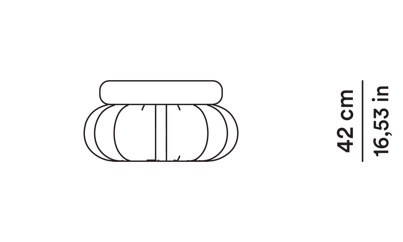 Pouf Torus - Maison Caldeira