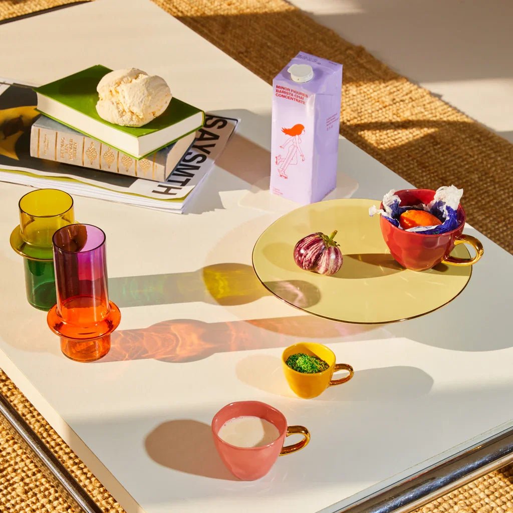 Présentoir à gâteau vert pâle Bonjour - Caldeira