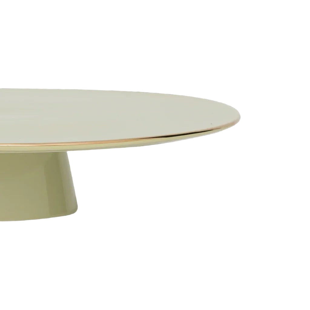 Présentoir à gâteau vert pâle Bonjour - Caldeira