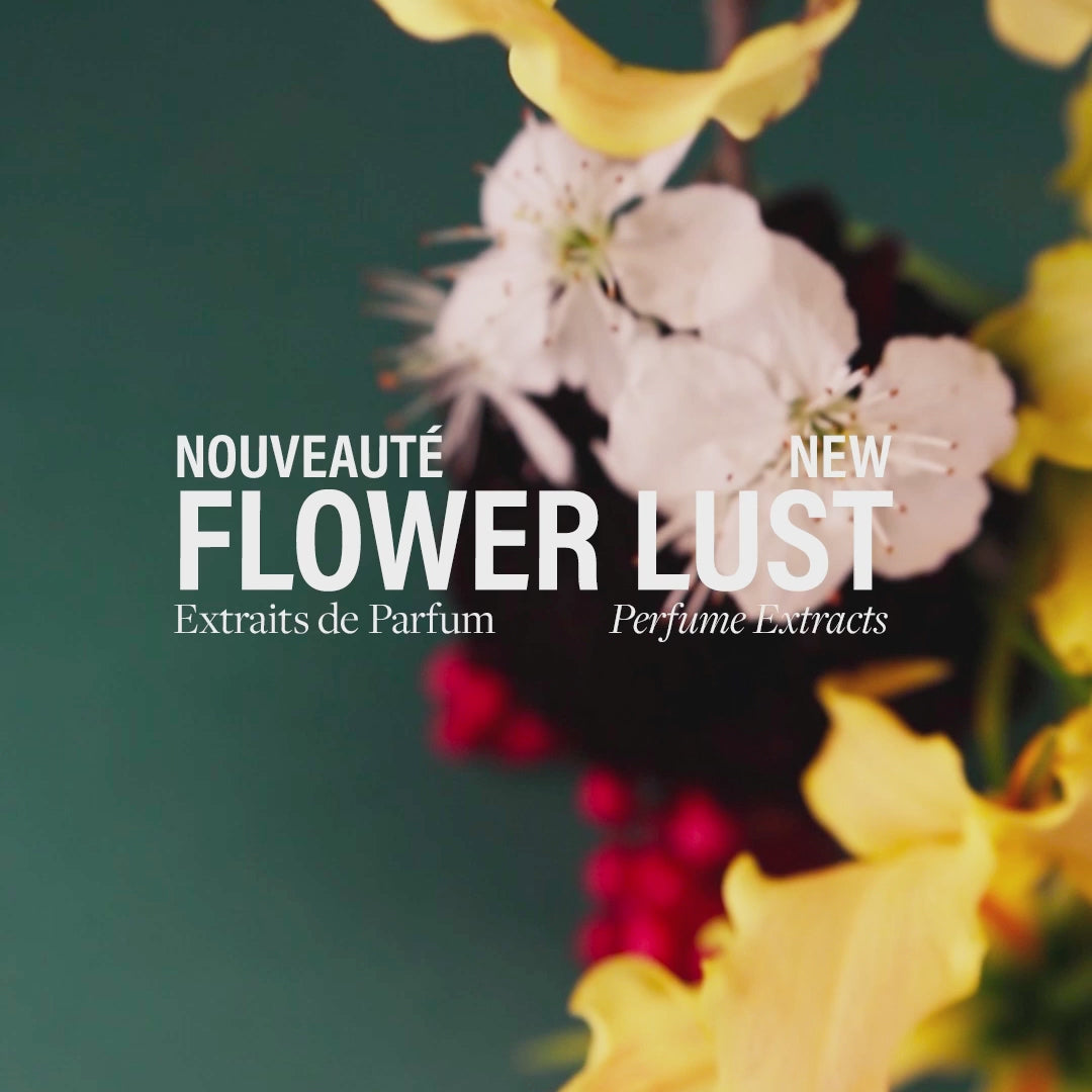 Charger la vidéo: Extrait de parfum Flower Lust - Fleur d’Oranger, Ylang-Ylang, Benjoin - Dorsay - - Maison Caldeira