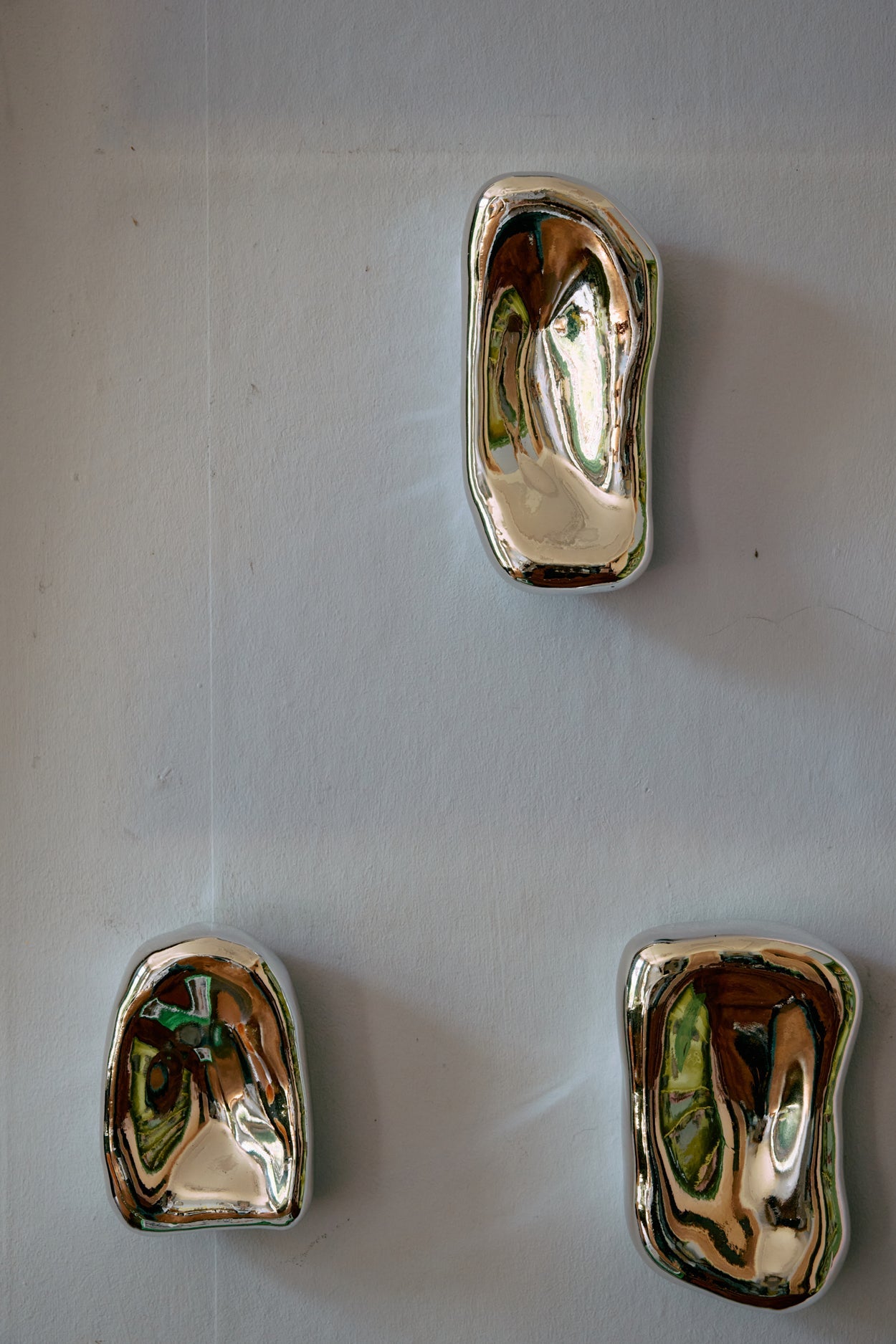 Sculpture en verre chromé - Maison Caldeira