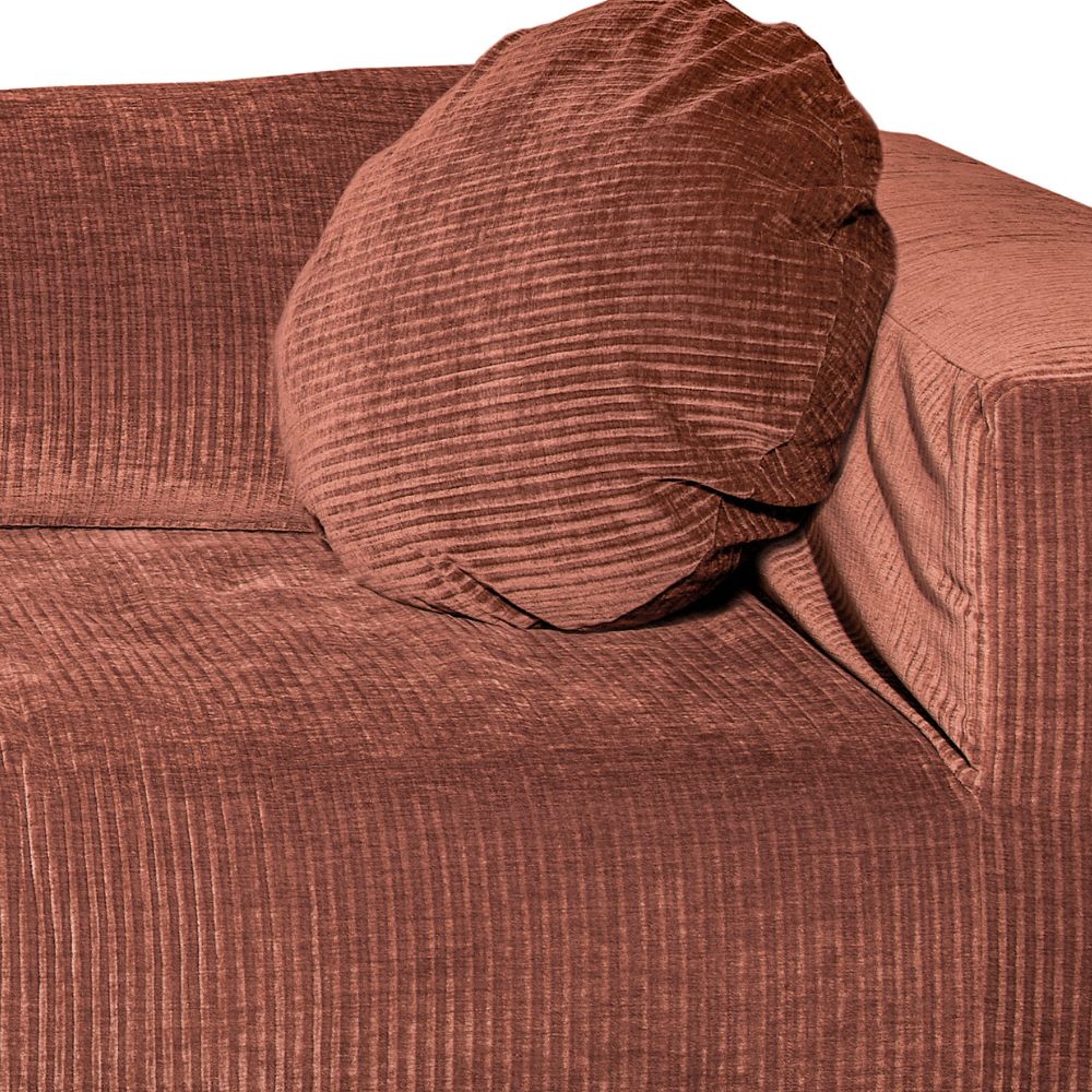 SLOW GEEK Sépia – Canapé 2 places en velours côtelé - Caldeira