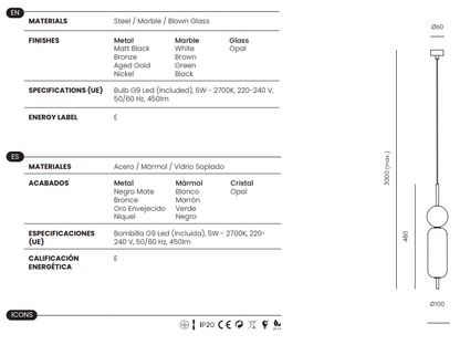 Suspension Anet - Aromas del campo - Caldeira