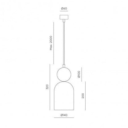 Suspension Bell - Maison Caldeira
