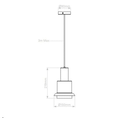 Suspension Chaumont – Nickel | DCW éditions | Maison Caldeira - Caldeira