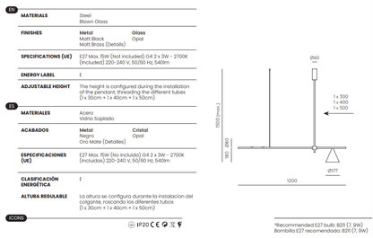 Suspension Crane - Aromas del campo - Caldeira