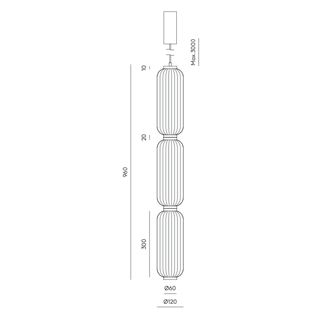 Suspension Elma - Jose Fornas - Aromas del campo - Design Contemporain - Maison Caldeira