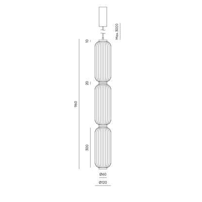 Suspension Elma - Jose Fornas - Aromas del campo - Design Contemporain - Maison Caldeira