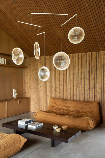 Suspension Focus x5 - Yuji Okitsu - Dcw editions - Design Contemporain - Maison Caldeira