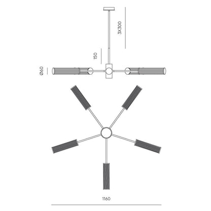 Suspension Ison - JF Sevilla - Aromas del campo - Design Contemporain - Maison Caldeira
