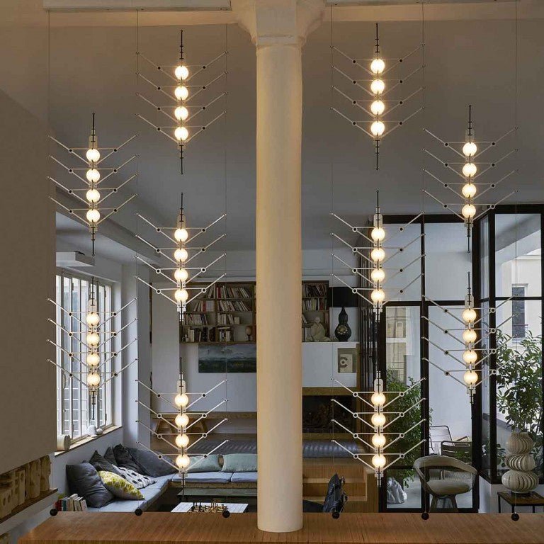 Suspension VVV 1 module Studio Vantot pour DCW éditions, luminaire design modulable Maison Caldeira