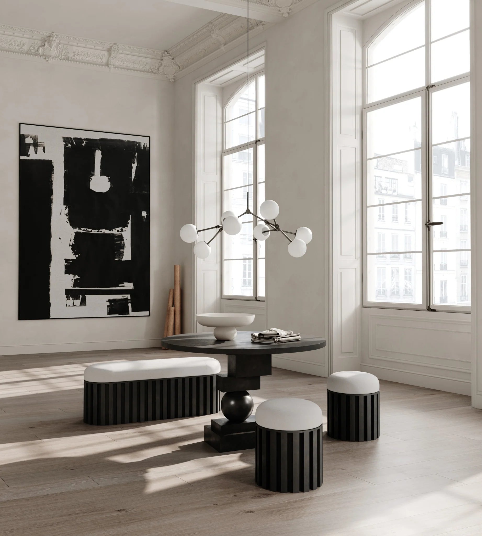 Table à manger Artist - Noir - 101 copenhagen - Scandinave - Maison Caldeira