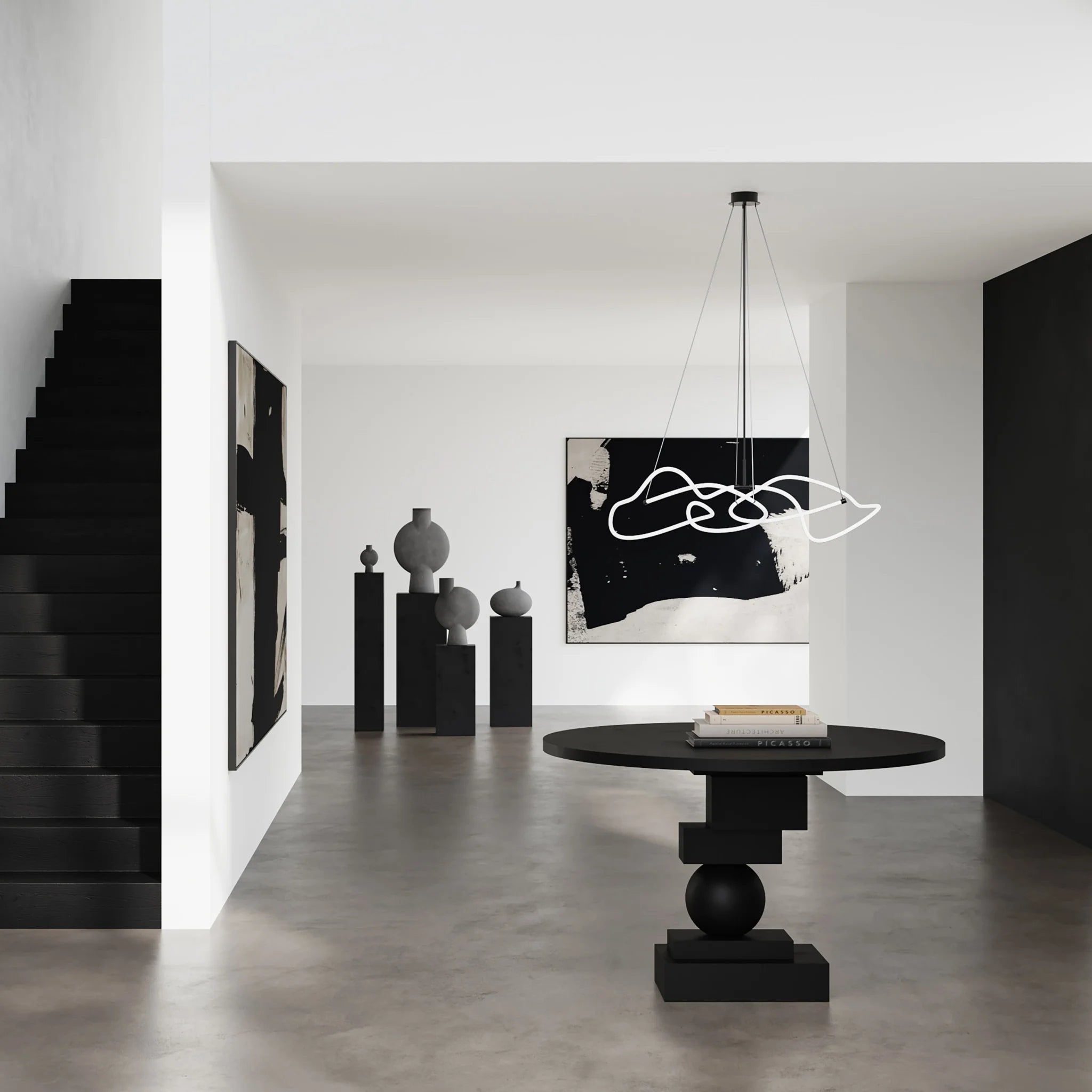 Table à manger Artist - Noir - 101 copenhagen - Scandinave - Maison Caldeira