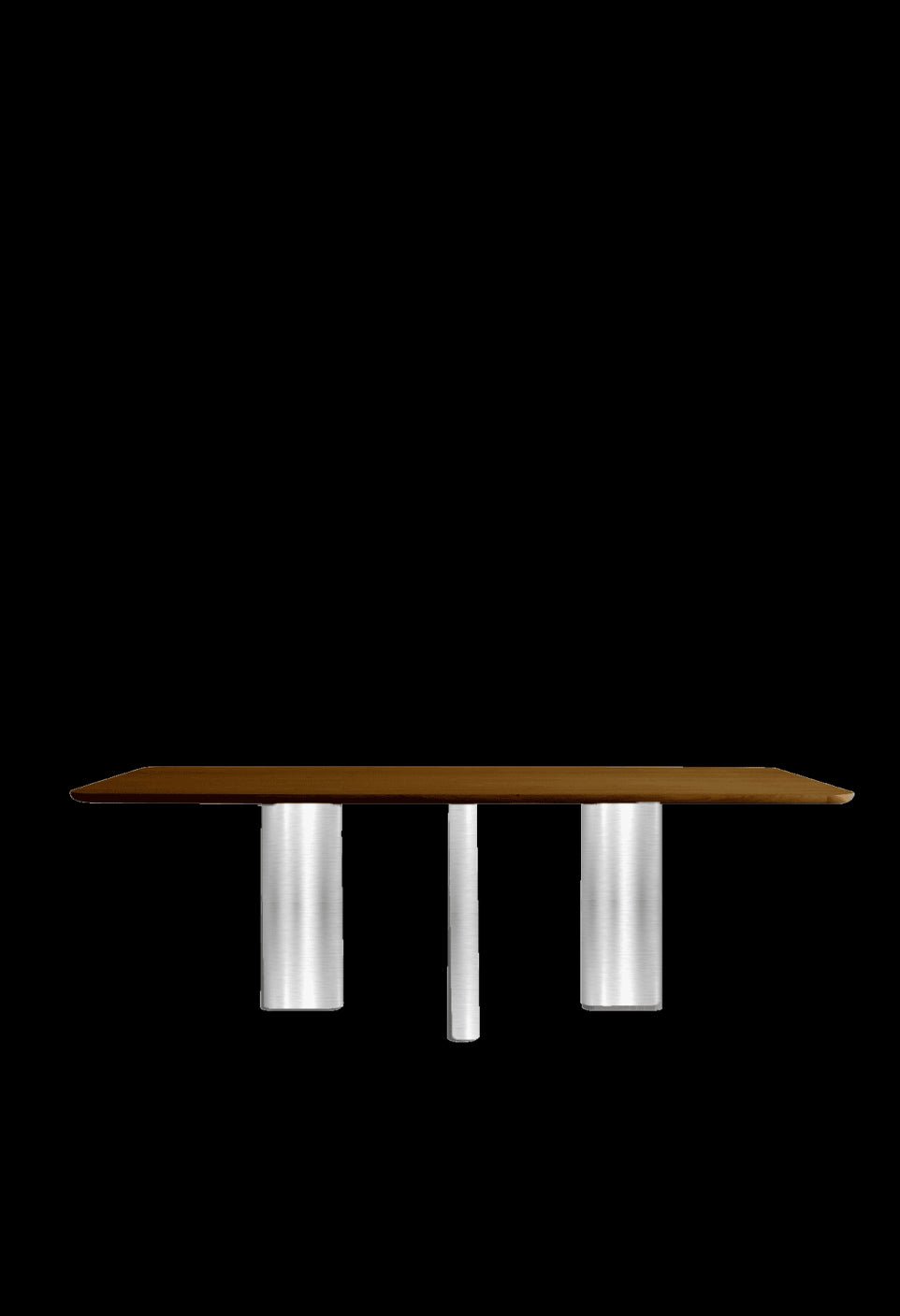 Table À Manger Chrysoline - Finition Teck - Maison Caldeira