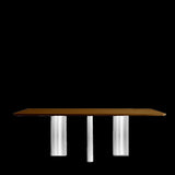 Table À Manger Chrysoline - Finition Teck - Maison Caldeira