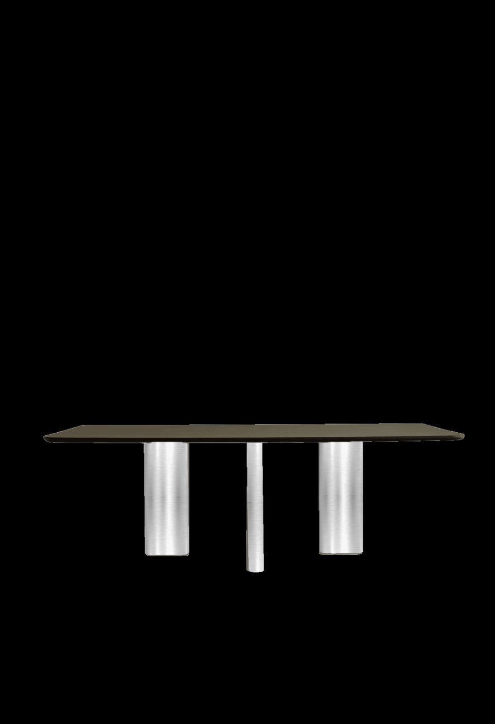 Table À Manger Chrysoline - Frêne Lasuré Noir - Maison Caldeira