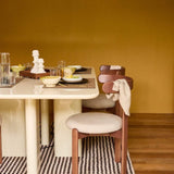 Table A Manger Rectangulaire Joe - Bois Laqué Crème - Maison Caldeira
