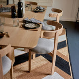 Table A Manger Rectangulaire Joe - Frêne Naturel - Maison Caldeira