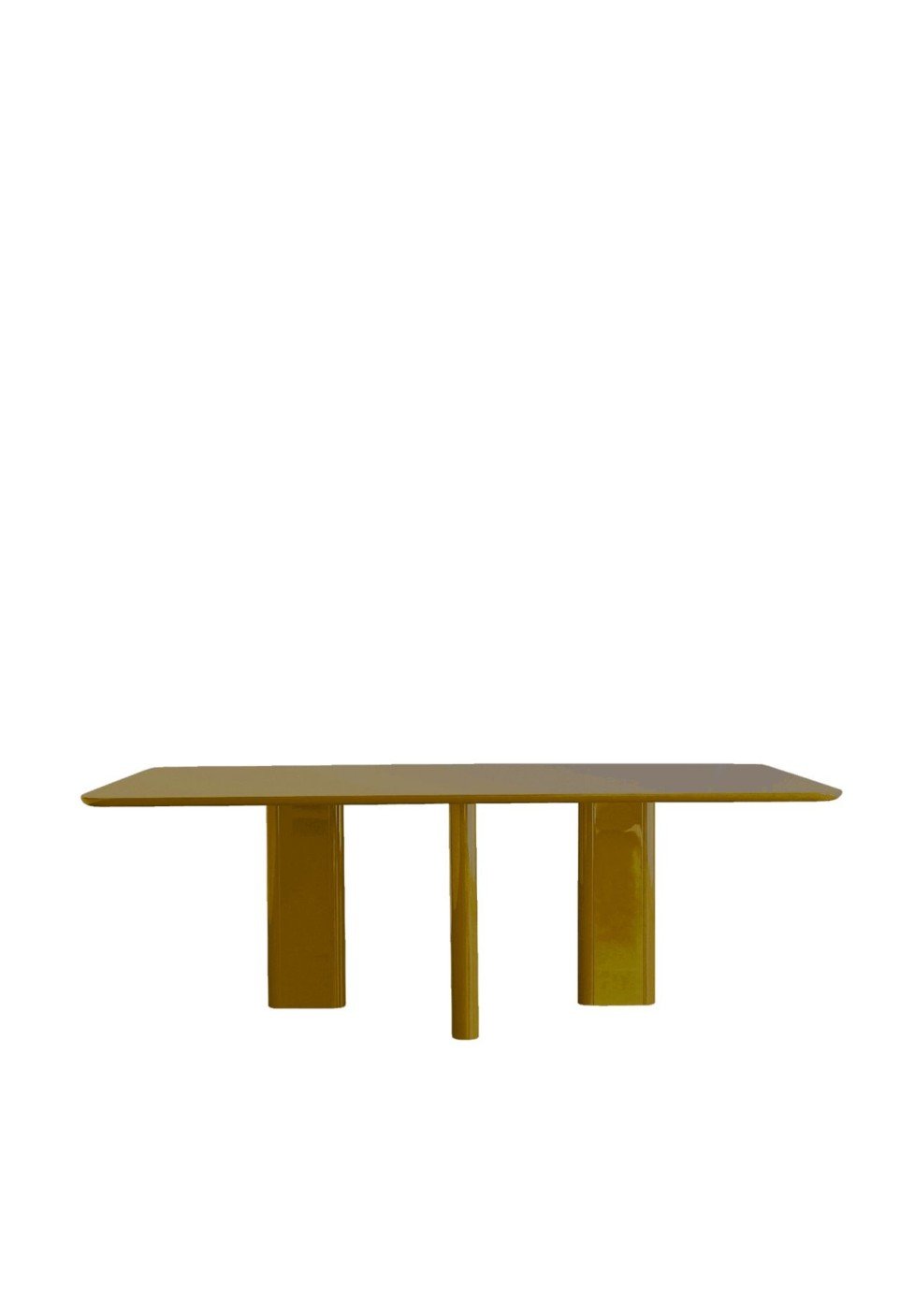 Table A Manger Rectangulaire Joe - Laqué Ambre - Maison Caldeira