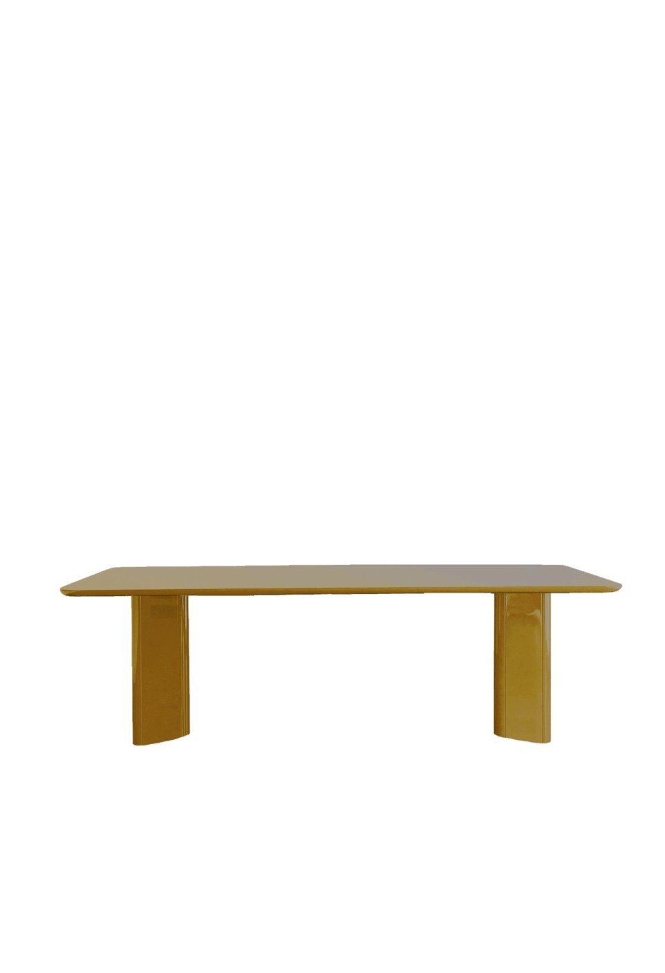 Table A Manger Rectangulaire Victoire - Bois Laqué Ambre - Maison Caldeira