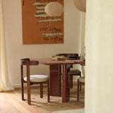 Table A Manger Rectangulaire Victoire - Bois Laqué Cranberry - Maison Caldeira
