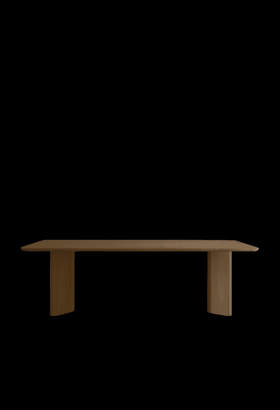 Table A Manger Rectangulaire Victoire - Frêne Finition Noyer - Maison Caldeira