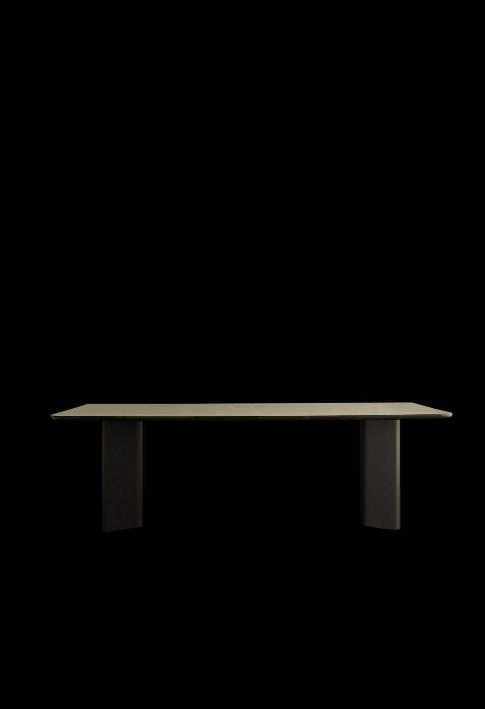 Table A Manger Rectangulaire Victoire - Frêne Lasuré Noir - Maison Caldeira