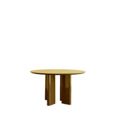 Table A Manger Ronde Joe - Laqué Ambre - Maison Caldeira