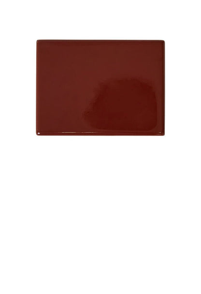 Table à manger Victoire en frêne laqué bordeaux – Gabrielle Paris - Caldeira