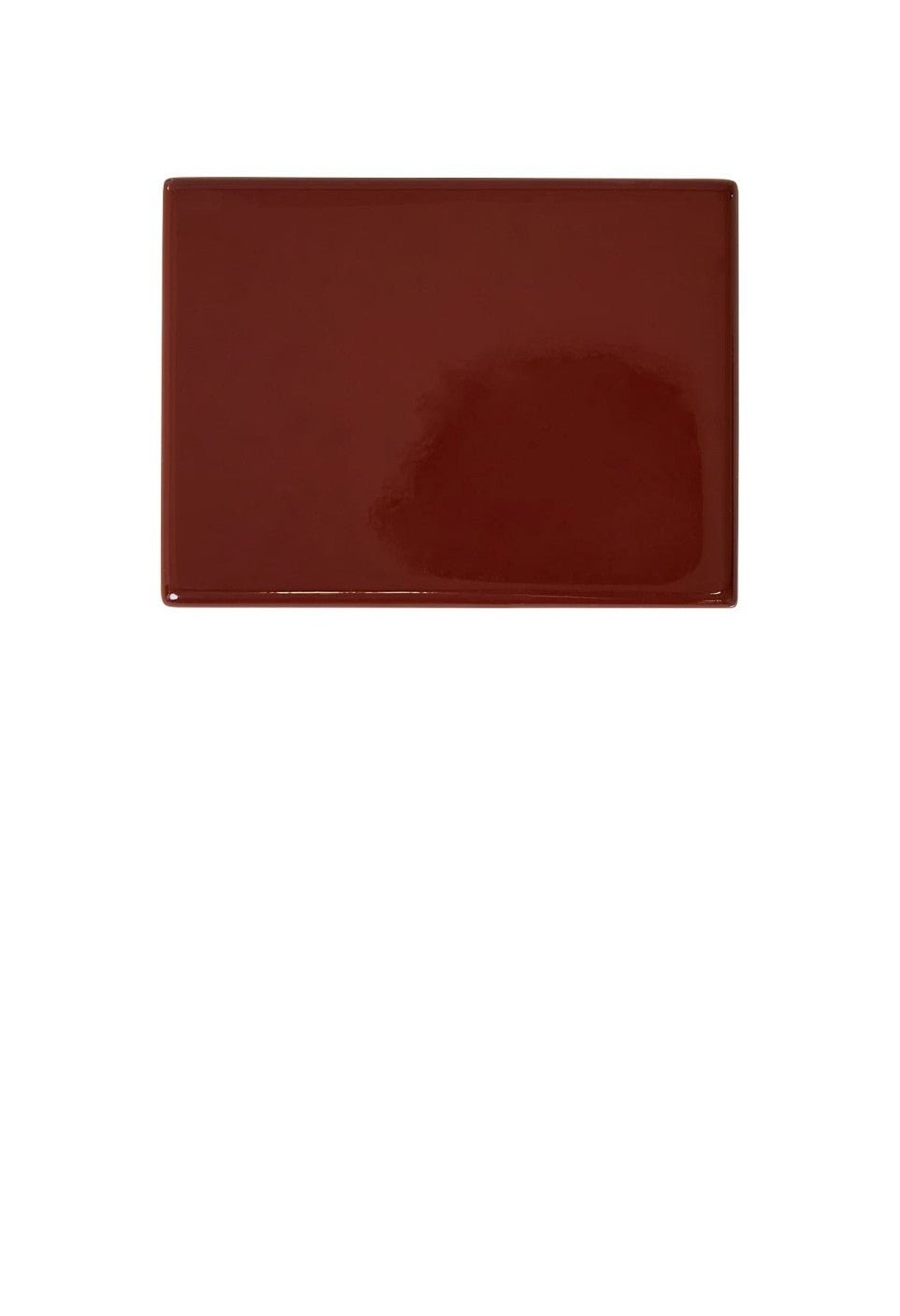 Table à manger Victoire en frêne laqué bordeaux – Gabrielle Paris - Caldeira