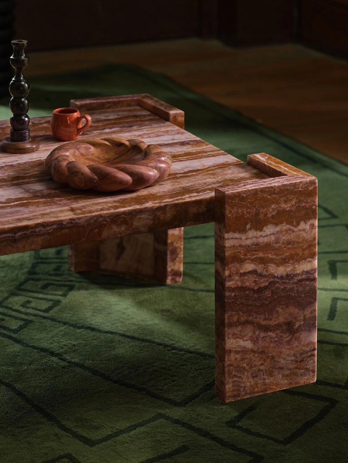 Table basse Harper – Red Jade - Caldeira