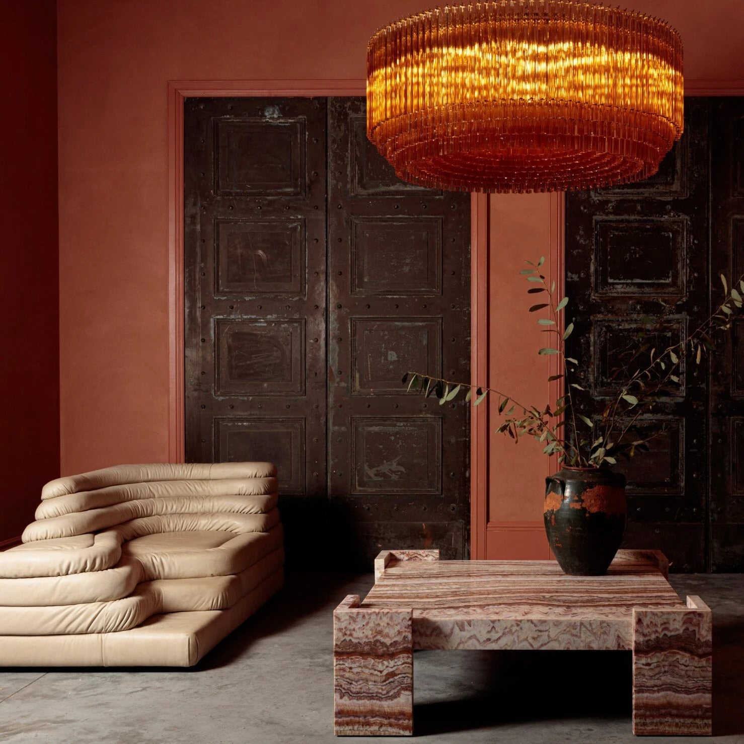 Table basse Harper – Red Jade - Caldeira