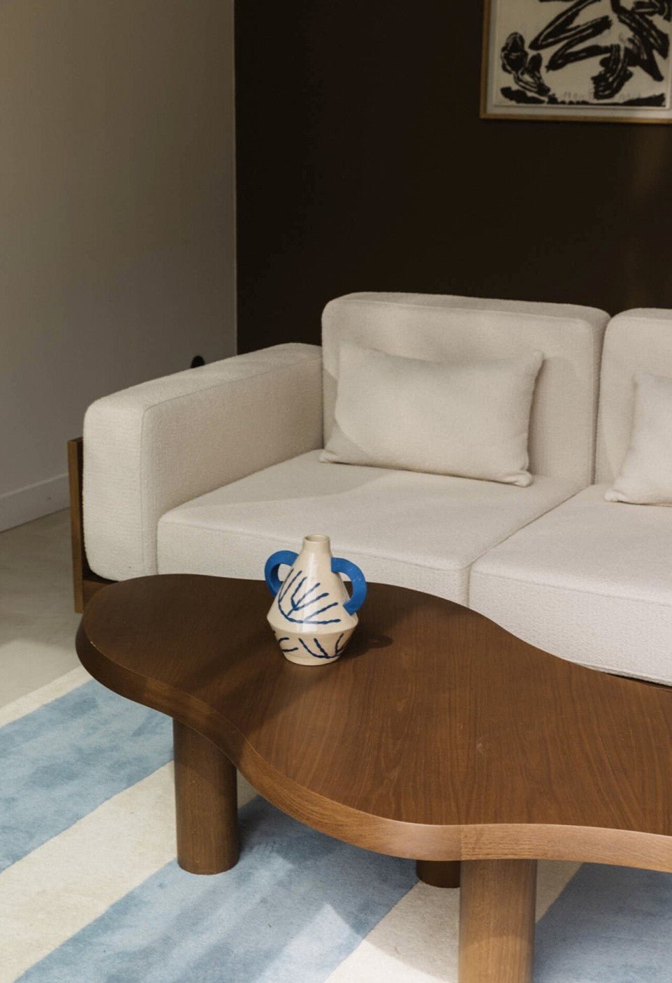 Table Basse Jeanne - Finition Noyer - Maison Caldeira