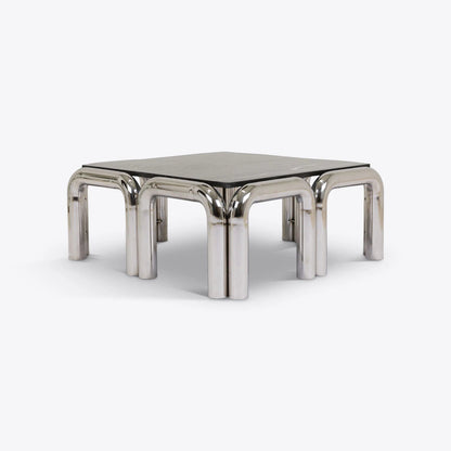 Table basse Kali — Pure White Lines - Caldeira