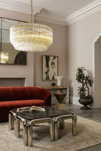 Table basse Kali — Pure White Lines - Caldeira