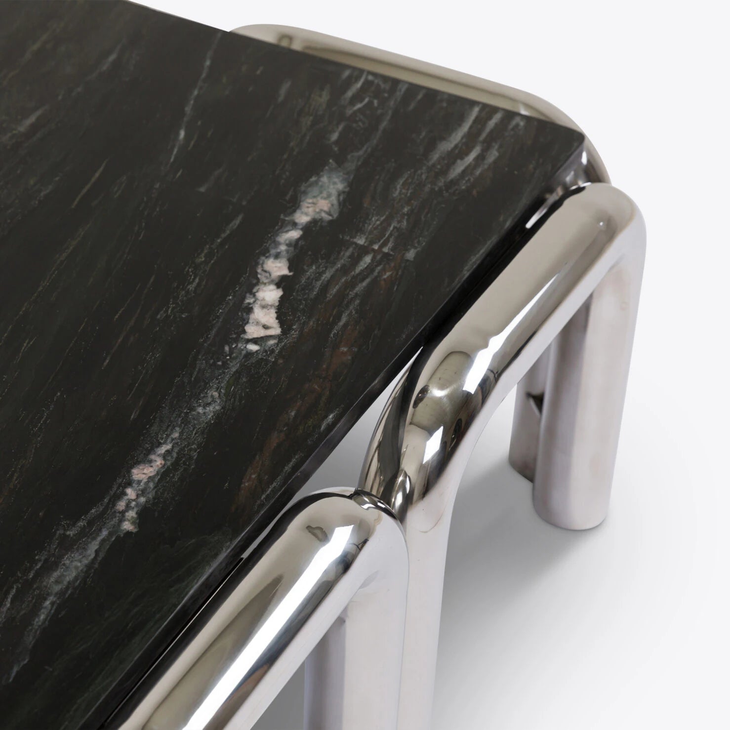 Table basse Kali — Pure White Lines - Caldeira