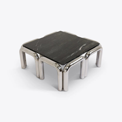 Table basse Kali — Pure White Lines - Caldeira