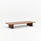Table Basse Nazaré - Noyer sculpté - Maison Caldeira