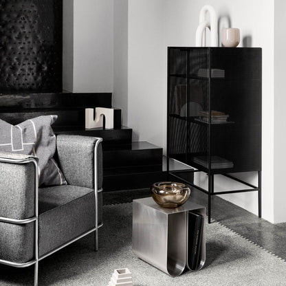 Table d'appoint courbée - Chrome - Kristina Dam studio - Scandinave - Maison Caldeira