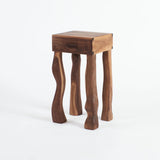 Table de Chevet avec Tiroir en Châtaignier. - Maison Caldeira