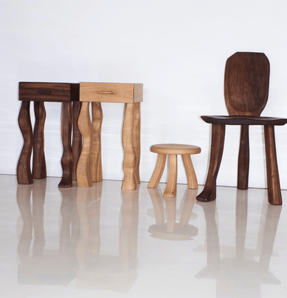 Table de Chevet avec Tiroir en Chêne Massif - Clair - Projects123A - Méditerranée - Maison Caldeira
