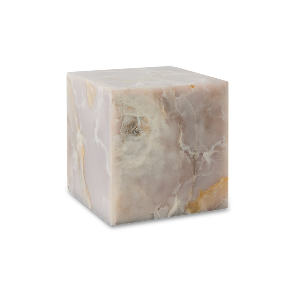 Table en bloc d'onyx rose - Maison Caldeira