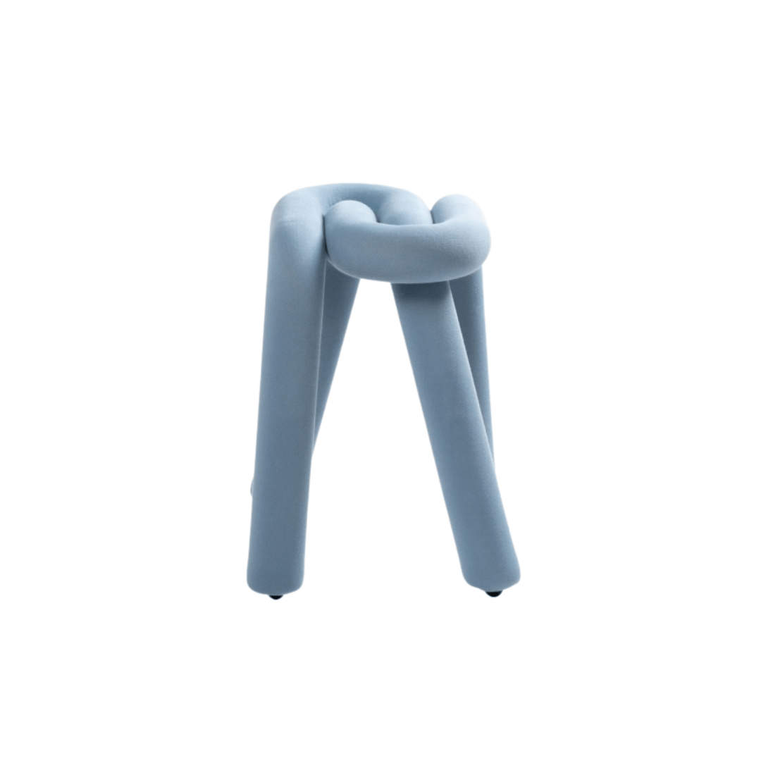 Tabouret Bold - Bleu ciel - Moustache - Design Contemporain - Maison Caldeira