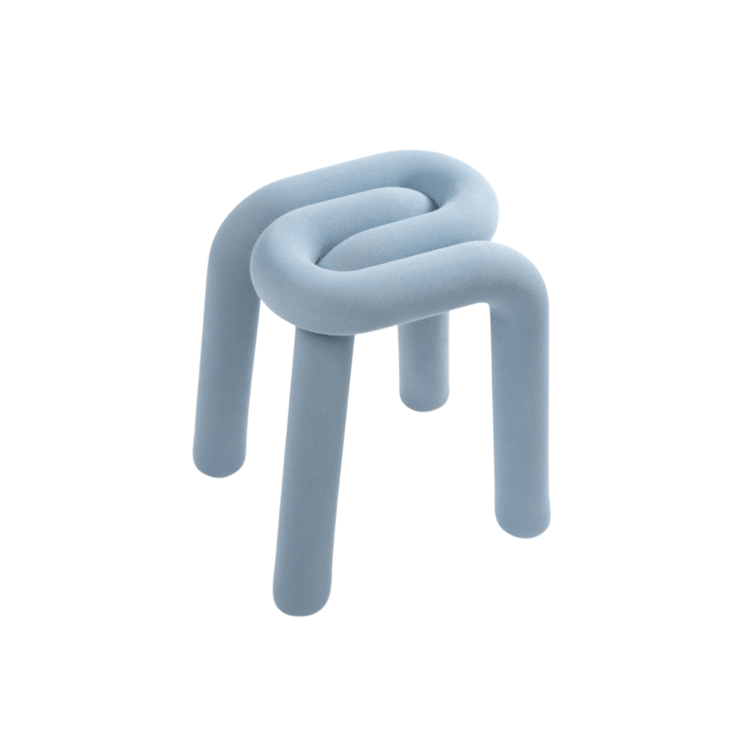 Tabouret Bold - Bleu ciel - Moustache - Design Contemporain - Maison Caldeira