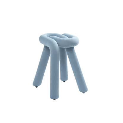 Tabouret Bold - Bleu ciel - Moustache - Design Contemporain - Maison Caldeira