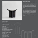 Tabouret Brutus - Coffee - Maison Caldeira