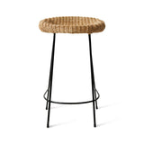 Tabouret de bar en osier - Maison Caldeira
