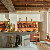 Tabouret de bar en osier - Maison Caldeira